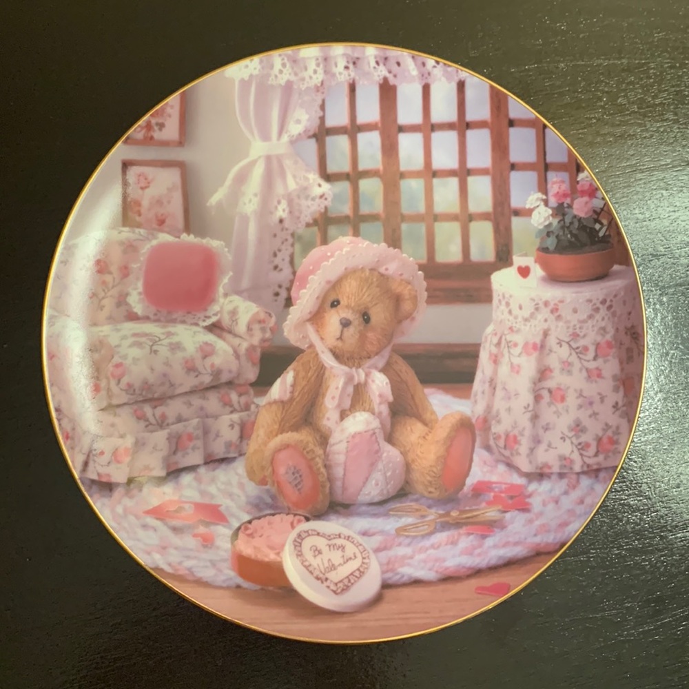 Cherished Teddies: Valentines For You Collector Plate